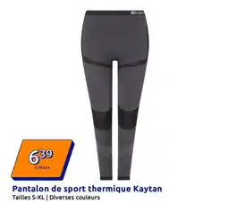 Action KAYTAN Pantalon de sport thermique offre