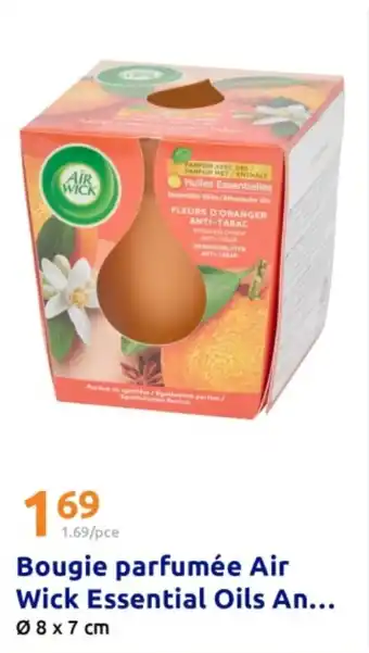 Action AIR WICK Bougie parfumée Essential Oils An... offre