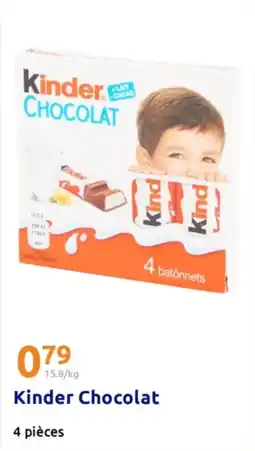 Action KINDER Chocolat offre