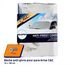 Action C&C Bâche anti-givre pour pare-brise offre