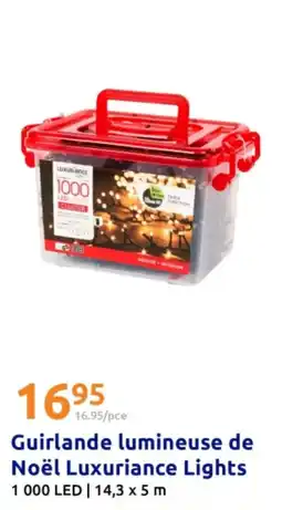 Action Guirlande lumineuse de Noël Luxuriance Lights offre