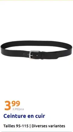 Action Ceinture en cuir offre