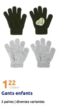 Action Gants enfants offre