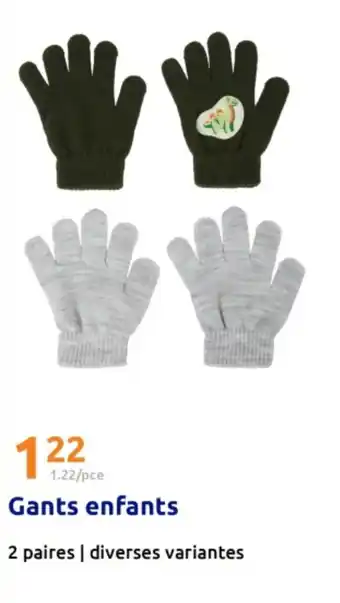 Action Gants enfants offre