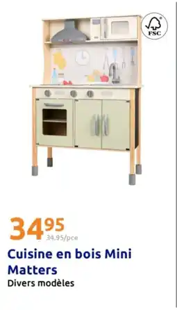 Action Cuisine en bois Mini Matters offre