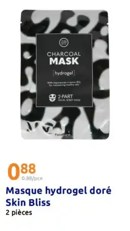 Action Masque hydrogel doré Skin Bliss offre