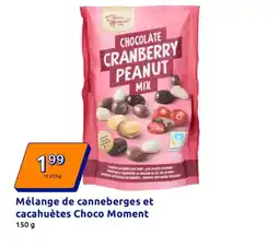 Action Mélange de canneberges et cacahuètes Choco Moment offre
