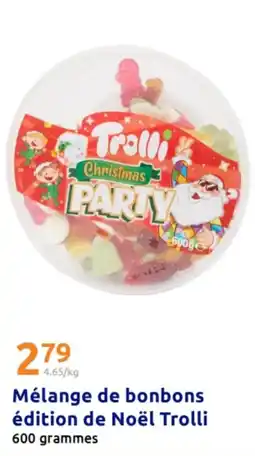 Action TROLLI Mélange de bonbons édition de Noël offre