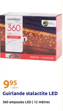 Action Guirlande stalactite LED offre