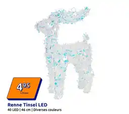 Action Renne Tinsel LED offre