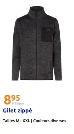 Action Gilet zippé offre