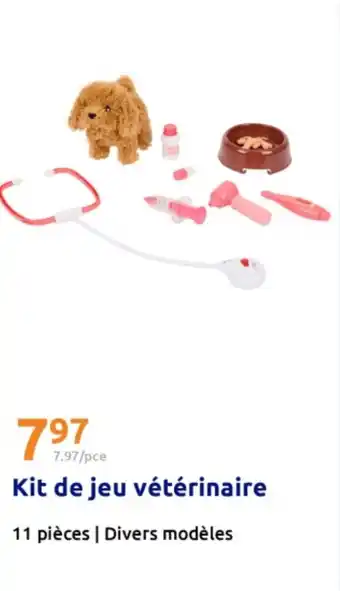Action Kit de jeu vétérinaire offre