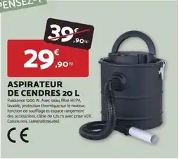 Bricomarché Aspirateur de cendres offre