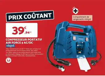 SCHEPPACH Compresseur portatif air force 5 ac/dc