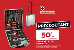 Bricomarché Valise trolley 130 pièces offre