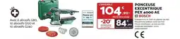Bricomarché BOSCH Ponceuse excentrique pex 4000 ae offre