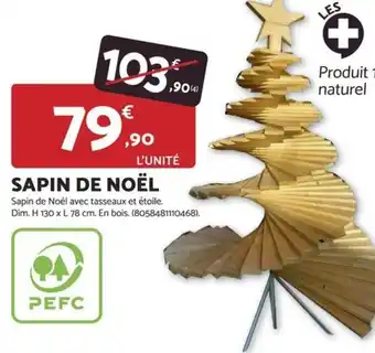 Bricomarché Sapin de noël offre