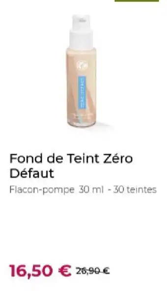 Yves Rocher Fond de Teint Zérp Défaut offre