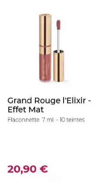 Grand Rouge l'Elixir - Effet Mat