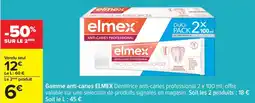 Carrefour Gamme anticaries elmex offre