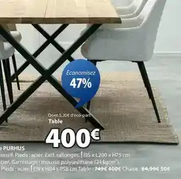 JYSK Table offre