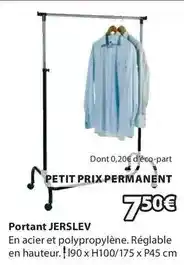 JYSK Portant jerslev offre