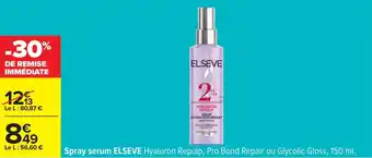 Carrefour Spray serum elseve offre