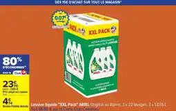 Carrefour Lessive liquide xxl pack ariel offre