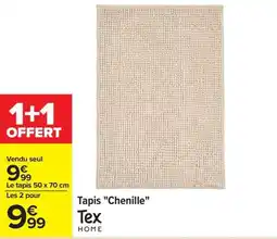 Carrefour Tapis chenille offre