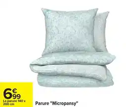 Carrefour Parure micropansy offre