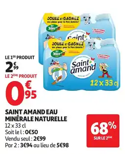 Auchan Saint amand eau minérale naturelle offre