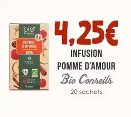 Naturalia Bio conseils infusion pomme d'amour offre