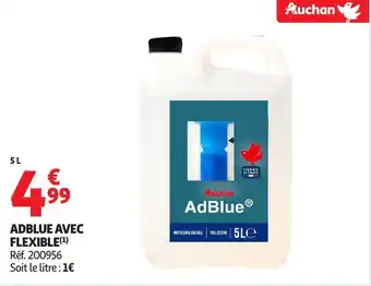 Auchan Adblue avec flexible offre