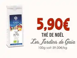 Naturalia Les jardins de gaia thé de noël offre