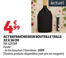 Auchan Act rafraichisseur bouteille taille 22 x 16 cm offre
