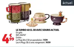 Auchan Le jumbo 40 cl 3d avec souris actuel offre