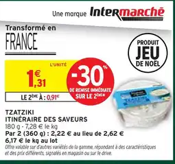 Intermarché Express Itinéraire des saveurs tzatziki offre