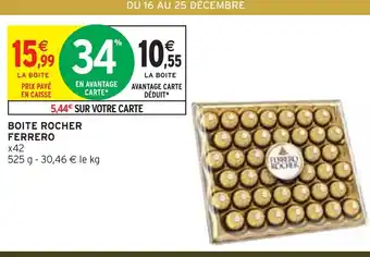 Intermarché Express Ferrero boite rocher offre