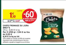 Intermarché Bret's chips fromage du jura offre