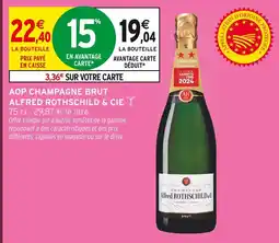 Intermarché Alfred rothschild & cie aop champagne brut offre