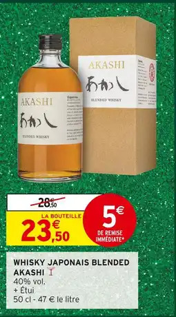 Intermarché Akashi whisky japonais blended offre