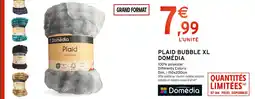 Intermarché Domédia plaid bubble xl offre