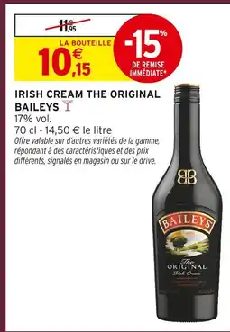 Intermarché The original irish cream offre