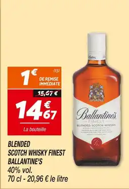 Netto Ballantine's blended scotch whisky finest offre