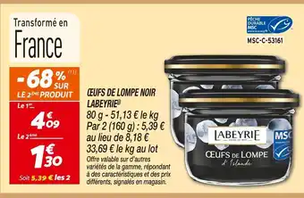 Netto Labeyrie œufs de lompe noir offre