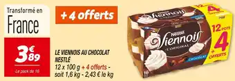 Netto Nestlé le viennois au chocolat offre