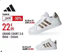 Intersport Adidas - grand court 2.0 offre