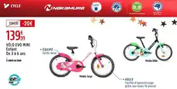 Intersport Nakamura - vélo evo mini enfant offre