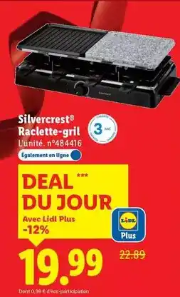 Lidl Lidl - raclette-grill offre