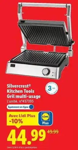 Lidl Lidl - kitchen tools gril multi-usage offre